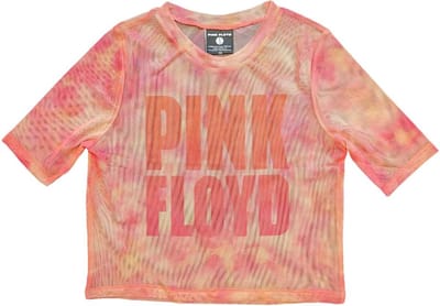 Pink Floyd - Stacked Logo Crop top - XXS - Roze