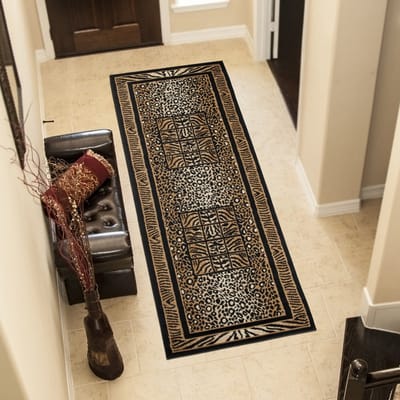 Tapiso Atlas Vloerkleed Gangloper Karpet Tapijt Dierenprint Maat- 70x200