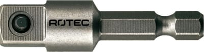 Adapter E 6,3 x 50mm x 3/8-4-kt. met stift - 8200050