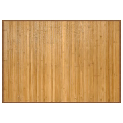 vidaXL - Vloerkleed - rechthoekig - 70x100 - cm - bamboe - naturel