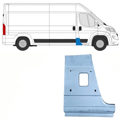 Reparatiepaneel stijl voor Opel Movano 2021-2026 / Rechts