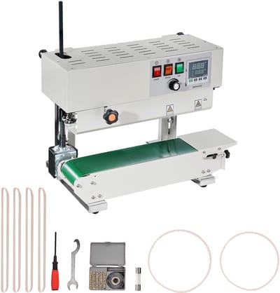Doorloopsealer voor Zakken, 0,24-0,47 Inch Sealbreedte, Verticale Digitale Temperatuurregeling, Carbon Sealer voor Plastic Zakfolie, 0,02-0,8 mm