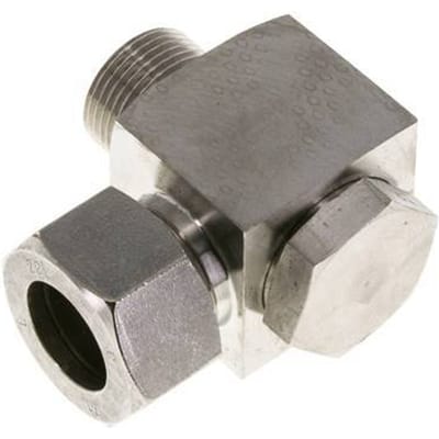 22L & G3/4'' RVS Swivel Joint Snijringkoppeling Buitendraad 160bar Draaibaar ISO 8434-1