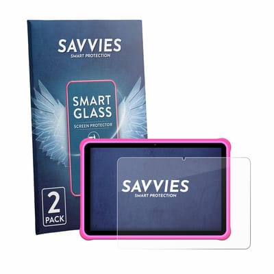 2 Stuks Savvies Screenprotector - geschikt voor FASTWD L231-EEA 10.1" - beschermfolie glas transparant