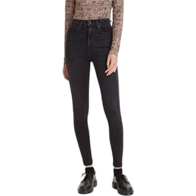 Levis Dames/Dames Mile High Super Skinny Jeans in katoenmix (Donkere grond)