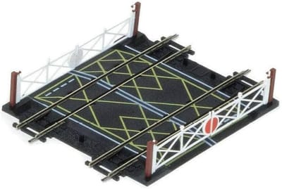 Dubbele Track Kruising voor Modelspoor - Extra Spoorstukken en Barrières - 1:76 Schaal