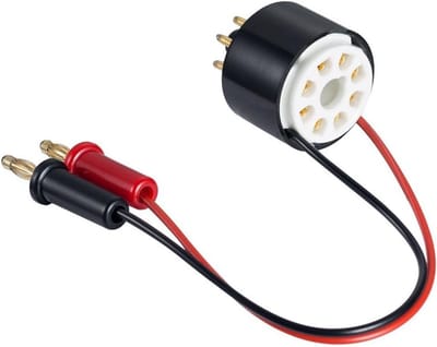 Buizen Tester - Versterker Meetinstrument - Buizen Testen - Platenstroom Meting - 23cm Kabel - Goud
