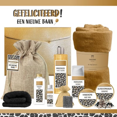 Geschenkset “Gefeliciteerd! Een Nieuwe Baan” - 10 producten - 1410 gram |