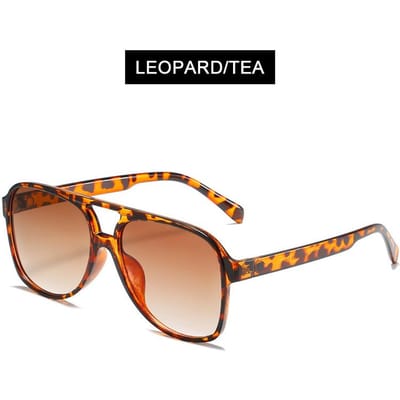 Lunettes de soleil de pilote de luxe Hommes dames Vintage Surdimensionnées Aviateur Lunettes de soleil Unisexe Mode Noir Lunettes de conduite UV400