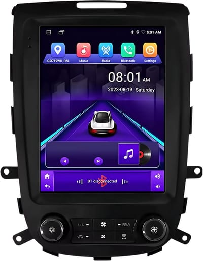 Autoradio met bluetooth - Carplay - Voor Hyundai Santa Fe 2 (2006-2012) - Geschikt voor Apple en Android - Stereo - Navigatie - Navigatiesysteem auto - 1GB 16GB
