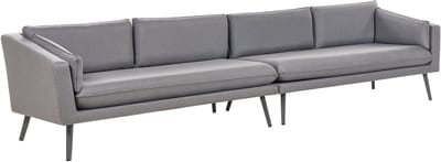 LORETELLO - Tuinbank 4- zits - Grijs - Polyester
