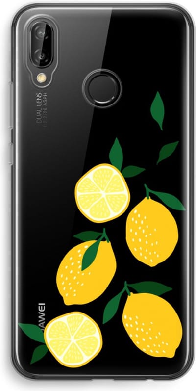 Case Company® - Hoesje geschikt voor Huawei P20 Lite hoesje - You're my lemon - Soft Cover Telefoonhoesje - Bescherming aan alle Kanten en Schermrand