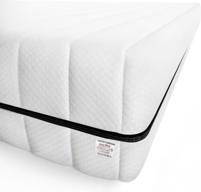 Matras - 120x200 - 7 zones - koudschuim - premium plus tijk - 15 cm hoog - Zacht