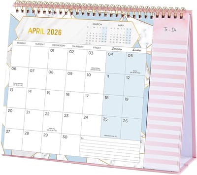 Bureaukalender 2026 - Dagelijkse Planner met To-Do Lijst, Maandoverzicht Januari t/m December