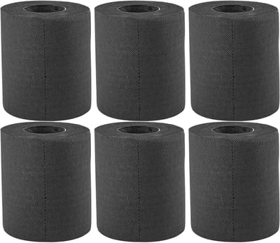 Toiletpapier Rollen - Zacht Keukenrollen - Dagelijks Gebruik - 4-Laags Absorberend - 10x12cm Per Rol - Zwart