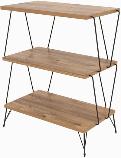 Bijzettafel - Tafel Nachtkastje - Woonkamer Inrichten - 100% Melamine Coating - 48x75x31 cm - Grenen
