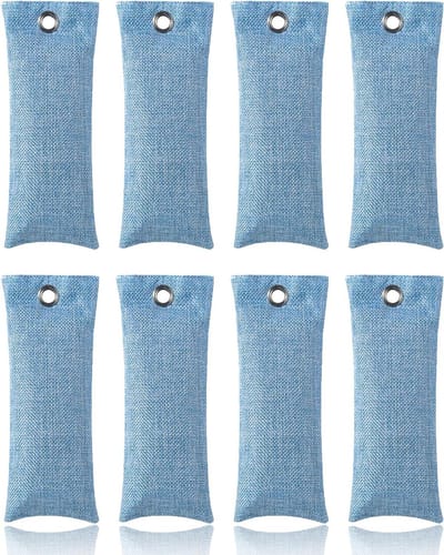Geurvreters - Luchtreinigers - Frisse Lucht - Actieve Kool - 8 Stuks - Blauw