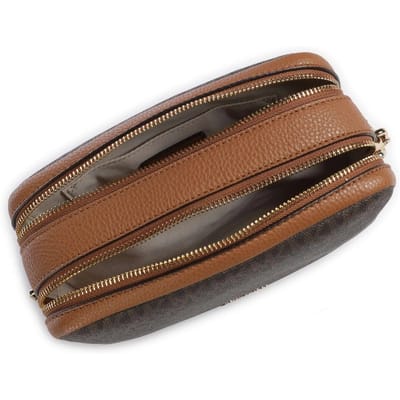 Michael Kors Bryant Crossbodytas Kleine Dames - Imitatieleer - Bruin AcDonker Groenn
