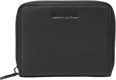 Marc O'Polo Portemonnee Ellis Zip Wallet Black Zwart