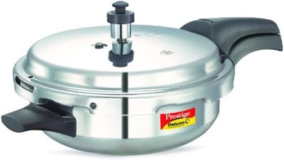 Drukpan Aluminium - Snelkookpan - Maaltijden Bereiden - Inductie Geschikt - 3 Liter - Zilver