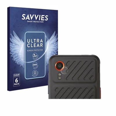 Savvies - Screenprotector voor Samsung Galaxy XCover 7 Enterprise Edition (ALLEEN Camera Lens) - Folie Beschermfolie transparant 6 Stuks