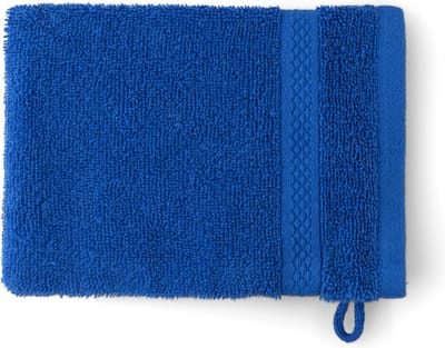 DoubleDry Hotel Washandjes 16 x 21 cm – Set van 6 – 100% Katoen 500 g/m2 – Zacht & Absorberend - Klassiek Blauw