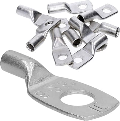 10 stuks Kalitec HR2-6 standaard buiskabelschoenen 2,5 mm² M6 I zonder kijkgat I Made in Germany