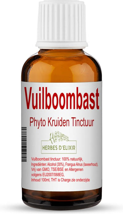 Herbes D'elixir Vuilboombast Tinctuur – 100 ml – 1 Stuk - ondersteunt de weerstand