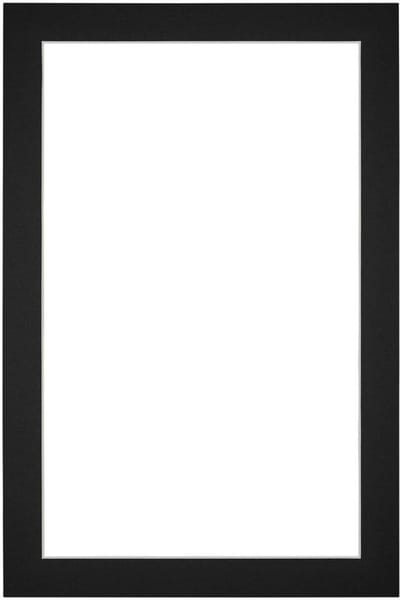 Passe-Partout Fotomaat 55x85 cm - Lijstmaat 60x90 cm - Zwart - Museumkarton - Fotolijst niet inbegrepen