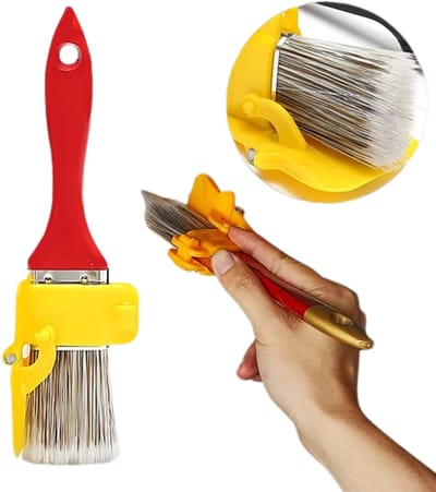Vixson - Precieze Verfkwast - Randverfpad Paint Edger - Voor Randen en Hoeken - Zonder Tape - Muur Plafond - Schilderen - BRUSHKO