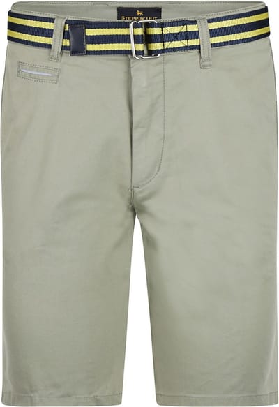 Steppin' Out Northport Short Sage Groen - Maat 56 - Heren - Korte broek
