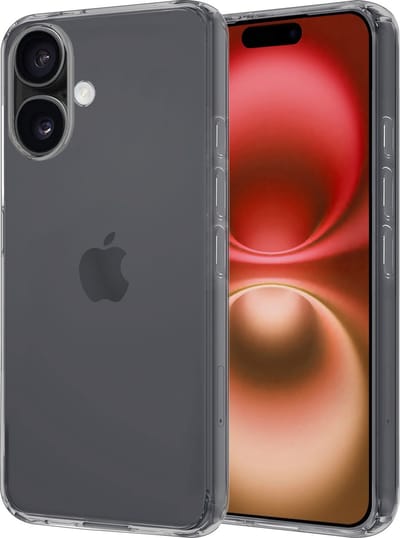 Hoesje - Geschikt voor Apple iPhone 16 - Sterk & Shockproof - Hoes Cover - Siliconen Case - Transparant