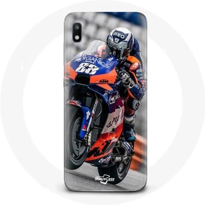 Coque - Maniacase - Samsung Galaxy A10 - Miguel Oliveira Moto GP 88 - Souple - Noir noir