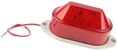 Waterdichte AC 220V LED-knipperlichtwaarschuwingslamp – Gemaakt van duurzaam PC- en ABS-materiaal – Geschikt voor werkplaatsen en bouwplaatsen