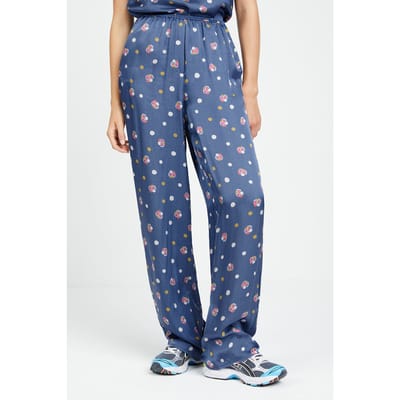 American Vintage Gintown Pant Nicole Size: S | Wide-Leg & Flared Pants Outlet | Dames | Blauw