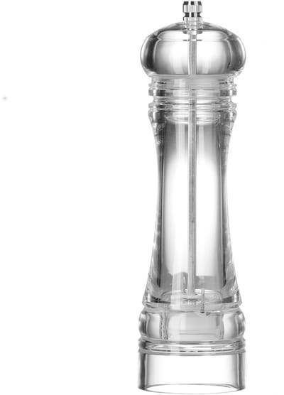 Cookinglife Pepermolen Rocca Transparant - RVS Molen - 21.5 cm
