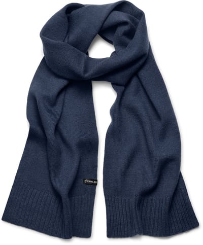 Kaleb | Donkerblauwe Merino Kane Sjaal