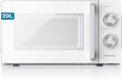 Magnetron met grill - Combimagnetron aanrecht - Snel maaltijden bereiden - Met grillfunctie - 20 liter - Wit