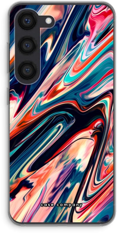 Case Company® - Hoesje geschikt voor Samsung Galaxy S23 hoesje - Quantum Being - Soft Cover Telefoonhoesje - Bescherming aan alle Kanten en Schermrand