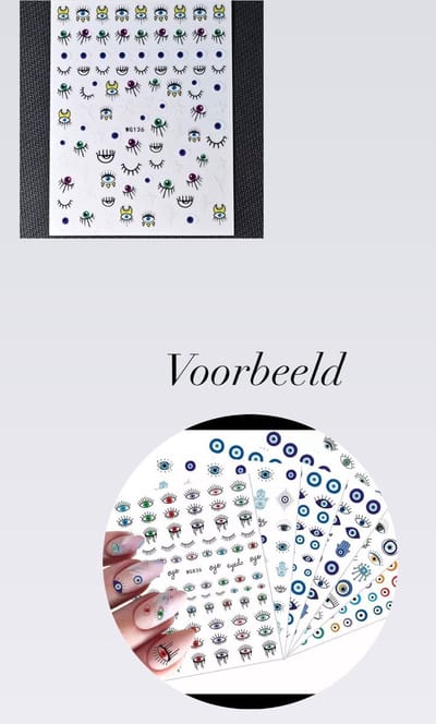Akyol - Nagel stickers - Meisjes nagelstickers - nagels - nagel sticker - decoratie - stickers voor nagels - stickers – unicorn nagelsticker – fantasie – regenboog – ster – stickervel voor nagels