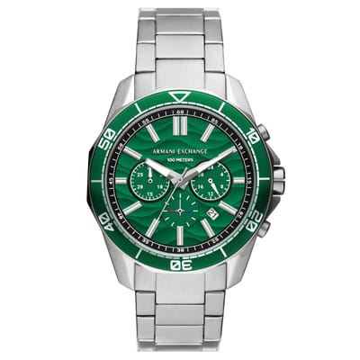 Armani Exchange Spencer AX1957 Horloge - Staal - Zilverkleurig - Ø 44 mm