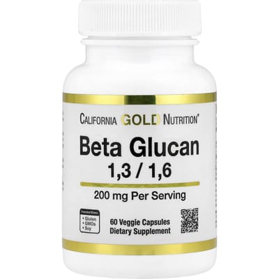 Lake Avenue Nutrition, Bêta-Glucane 1-3, 1-6, 200mg, 60 Capsules Végétales