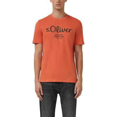 Regular fit T-shirt van puur katoen