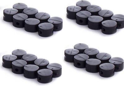 Plombeerzegels zwart | 200 stuks | Ø9mm
