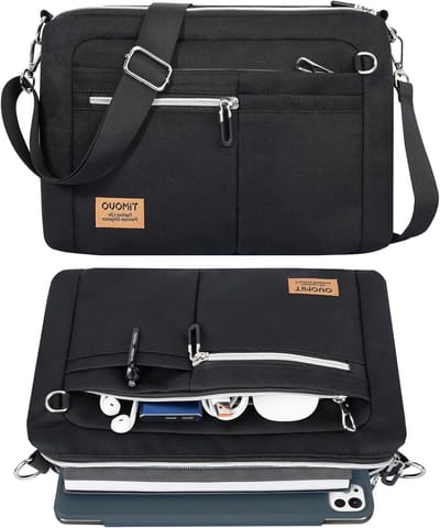 Tablet Sleeve Tas voor 9-11 Inch Tablets, Geschikt voor iPad en Galaxy Tab, Met Anti-Diefstal Ontwerp en Schouderriem, Zwart
