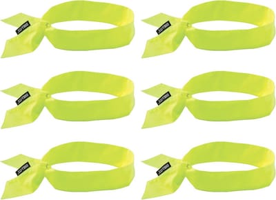 6x Koele Bandana Nekdoek met Verdampingskoeling voor Hittebescherming Werk en Sport