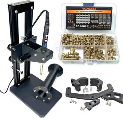 Warmtepers Machine - Inzetgereedschap - Kunststof Bewerken - Hoge Invoegdiepte - 210 mm - Zwart