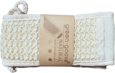 green-goose Rugscrubber Ramie - Biologisch Afbreekbaar - Natuurlijke Materialen - Duurzaam - Rugschrobber - Rugspons