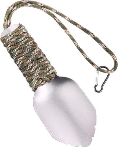 Ultralight Camping Schop voor Backpacken en Wandelen - Kleine Tuin Troffel - Deuce van Schoppen Troffel voor Outdoor Gebruik
