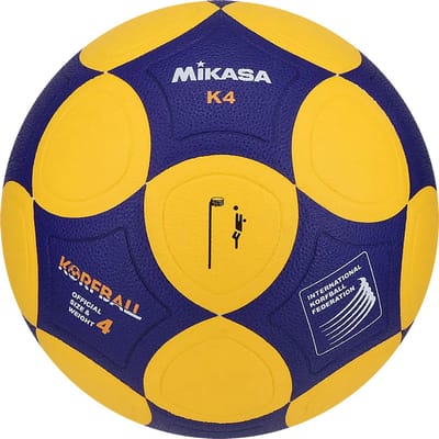 Mikasa Korfbal K4-YBL Geel/Blauw Maat 4